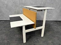 Vepa - elektrisch zit/sta duo bureau 160x80 - mosterdgeel - afbeelding 8 van  15