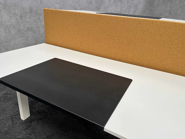 Vepa - elektrisch zit/sta duo bureau 160x80 - mosterdgeel - afbeelding 11 van  15