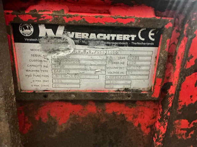 Verachert cw30 sorteergrijper - afbeelding 8 van  9