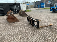 Verachtert / veraned bakkenset + lepelset voor shovel / wiellader - afbeelding 20 van  26
