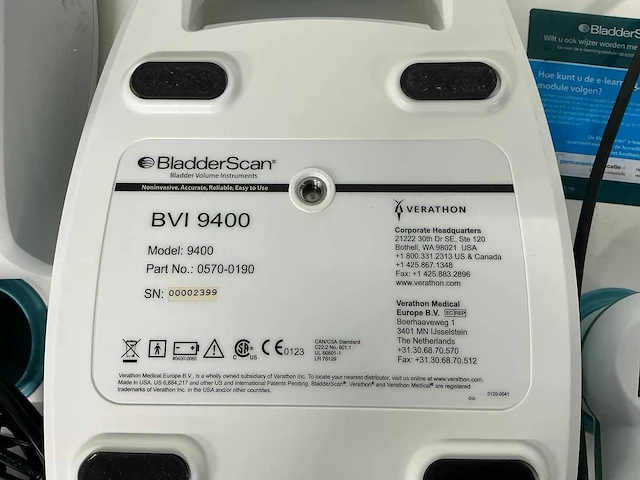 Verathon bvi 9400 bladderscan - afbeelding 4 van  4