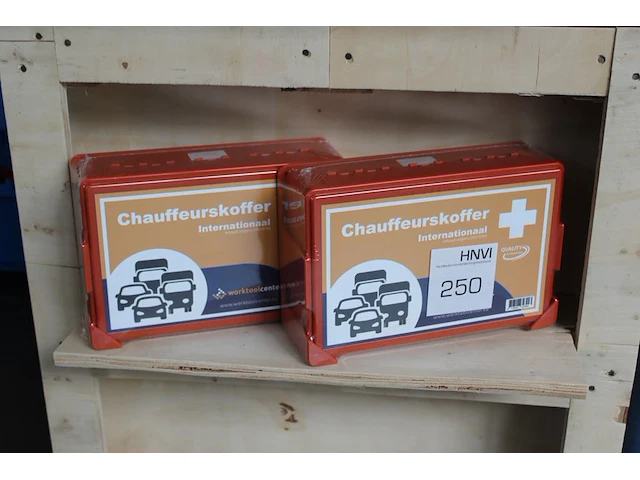 Verbandtrommel met wandbeugel 2 stuks - afbeelding 1 van  1