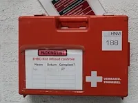 Verbandtrommel met wandbeugel en ogenspoelunit - afbeelding 2 van  4