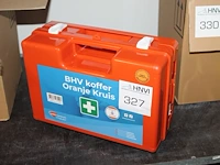 Verbandtrommel met wandbeugel. gekeurd tot 11-2025. - afbeelding 2 van  2