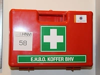 Verbandtrommel met wandbeugel. - afbeelding 1 van  1