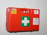 Verbandtrommel met wandbeugel. - afbeelding 1 van  1