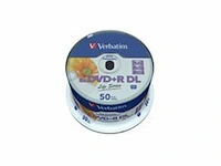 Verbatim 97693 dvd+r dl disc 8.5 gb 50 stuk(s) spindel bedrukbaar - afbeelding 4 van  5