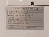 Verdampingskoeler 2.500m³/uur 230v, xiamen winmore trade - afbeelding 6 van  7