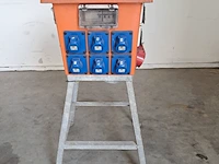 Verdeelkast 125a cee jäger direkt, quatro 125a, bouwjaar 2006, (16-6/230v, 32-4/400v, 63-2/400v) - afbeelding 1 van  8