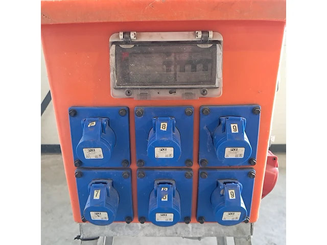Verdeelkast 125a cee jäger direkt, quatro 125a, bouwjaar 2006, (16-6/230v, 32-4/400v, 63-2/400v) - afbeelding 6 van  8