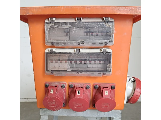 Verdeelkast 125a cee jäger direkt, quatro 125a, bouwjaar 2007, (16-6/230v, 32-4/400v, 63-2/400v) - afbeelding 5 van  8