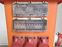 Verdeelkast 125a cee jäger direkt, quatro 125a, bouwjaar 2007, (16-6/230v, 32-4/400v, 63-2/400v) - afbeelding 5 van  8