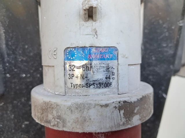 Verdeelkast 32a (32-2/400v, 16-6/230v ) bos elektro, unique 32 ad vd, bouwjaar 2011 - afbeelding 9 van  9
