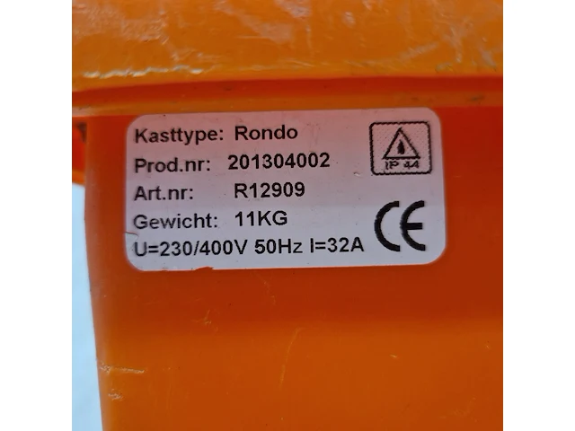 Verdeelkast 32a (32-2/400v, 16-6/230v ) jäger direkt, rondo 32a ra, bouwjaar 2013 - afbeelding 5 van  5