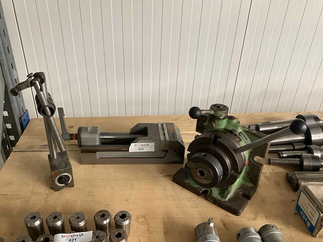 Verdeelkop, machineklem, magneetstatief - afbeelding 1 van  4