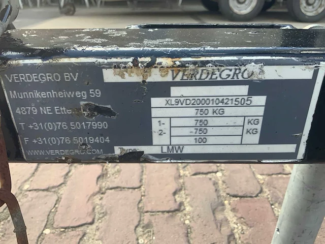 Verdegro lichtmast aggregaat aanhangwagen - afbeelding 3 van  12