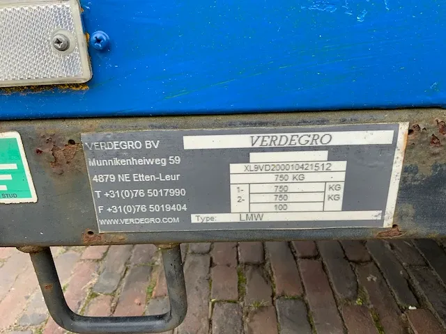 Verdegro lmw lichtmast aggregaat aanhangwagen - afbeelding 17 van  24