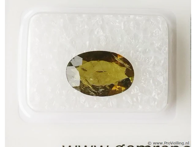 Verdelite 2.15ct gra certified - afbeelding 1 van  4