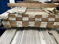 Verduurzaamde naaldhout glaslatten (opdeklat) gegrond 13x37mm, lengte 300cm (456x) - afbeelding 3 van  4
