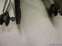 Vergader/bureautafel (inklapbaar) op wielen v.v. stekkerblok - 280x110x72cm - afbeelding 2 van  10