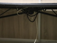 Vergader/bureautafel (inklapbaar) op wielen v.v. stekkerblok - 280x110x72cm - afbeelding 5 van  11