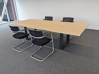 Vergaderopstelling met 4 stoelen - afbeelding 2 van  6