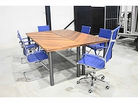 Vergaderset met 6 stoelen - afbeelding 1 van  7