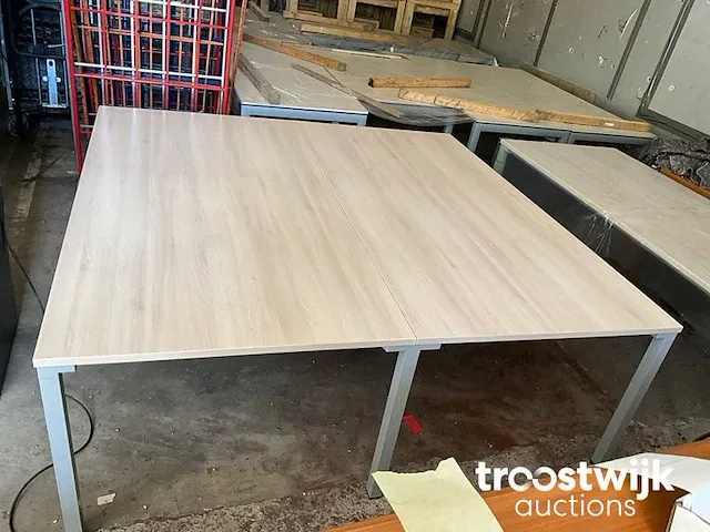 Vergadertafel 200x200x73cm - afbeelding 1 van  3