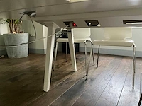 Vergadertafel en 8 stapelstoelen - afbeelding 3 van  6
