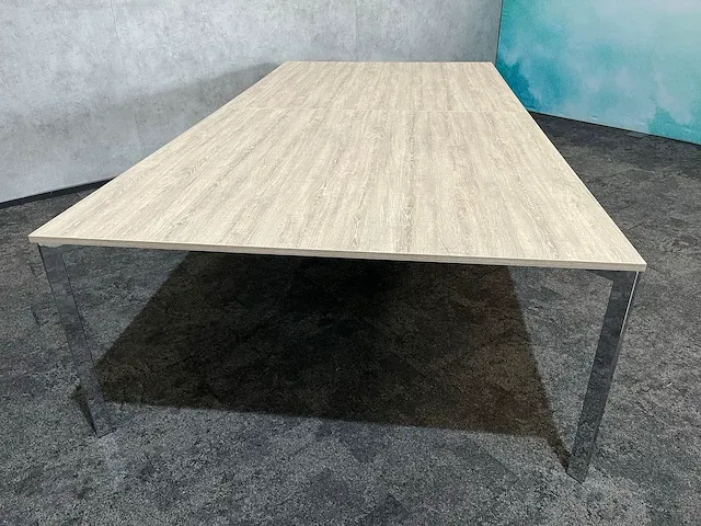 Vergadertafel grey wash 320x160 - afbeelding 9 van  19