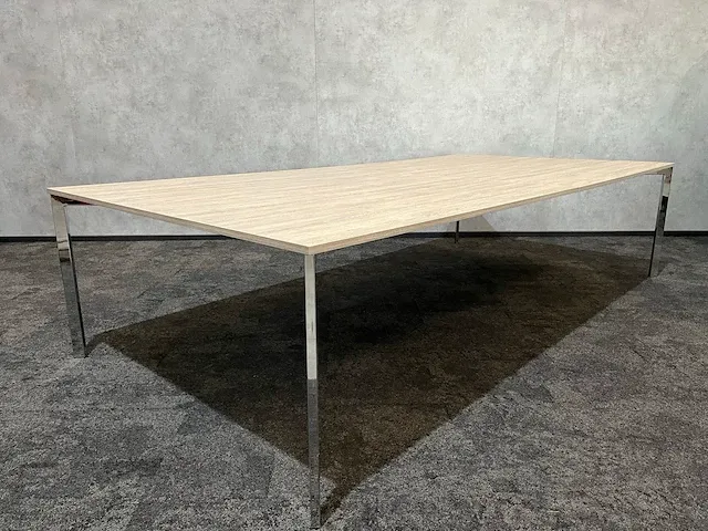 Vergadertafel grey wash 320x160 - afbeelding 1 van  19