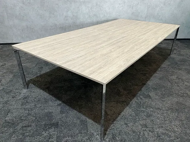 Vergadertafel grey wash 320x160 - afbeelding 16 van  19