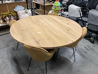Vergadertafel met 4 stoelen