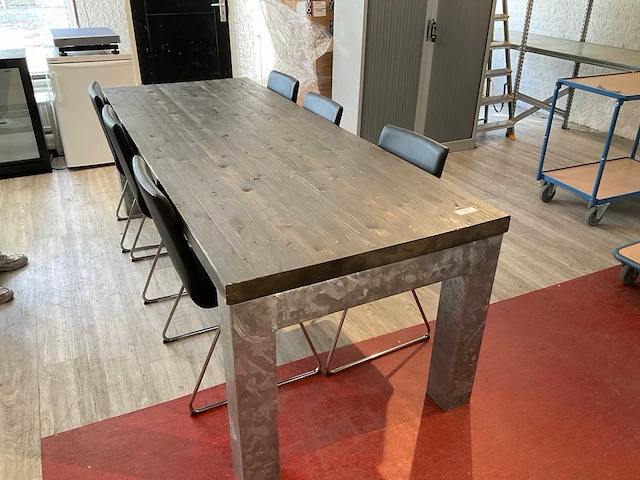 Vergadertafel met 6 stoelen - afbeelding 1 van  5