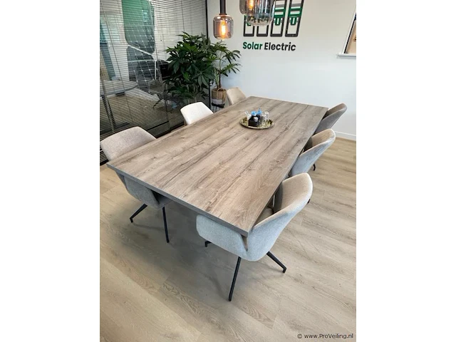 Vergadertafel met 6 stoelen - afbeelding 1 van  4