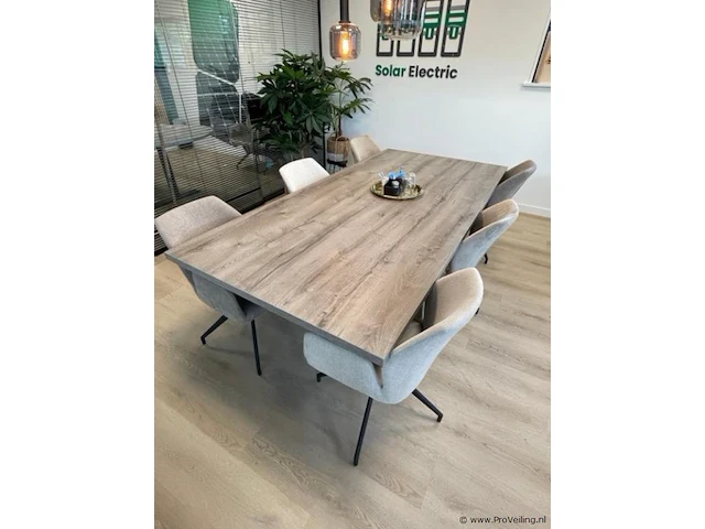 Vergadertafel met 6 stoelen - afbeelding 1 van  4