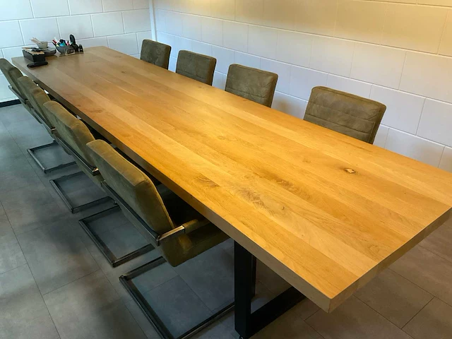 Vergadertafel met 8 stoelen - afbeelding 1 van  12