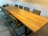Vergadertafel met 8 stoelen - afbeelding 1 van  12