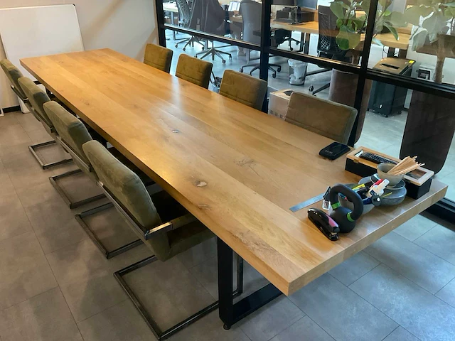 Vergadertafel met 8 stoelen - afbeelding 6 van  12
