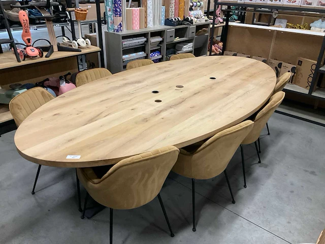 Vergadertafel met 8 stoelen - afbeelding 1 van  5