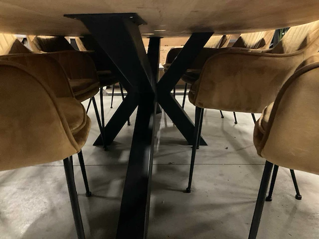 Vergadertafel met 8 stoelen - afbeelding 5 van  5
