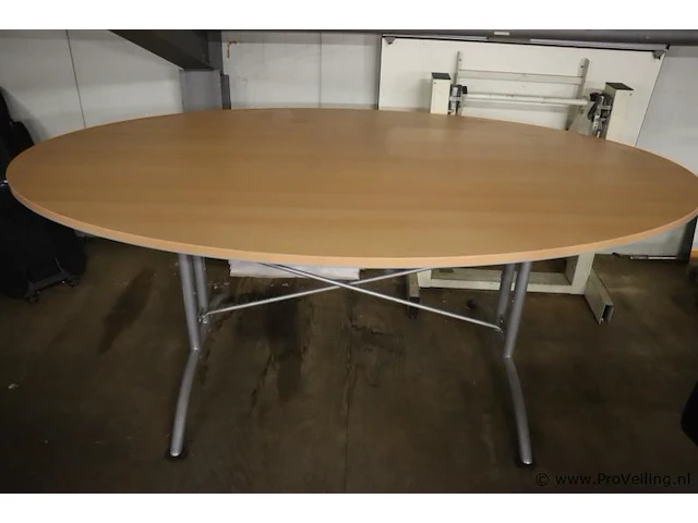 Vergadertafel | ovaal model | 215x120x82cm - afbeelding 1 van  4