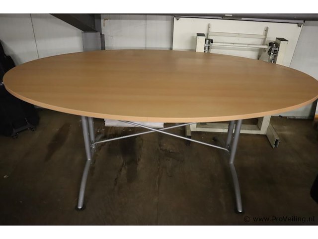 Vergadertafel | ovaal model | 215x120x82cm - afbeelding 1 van  4