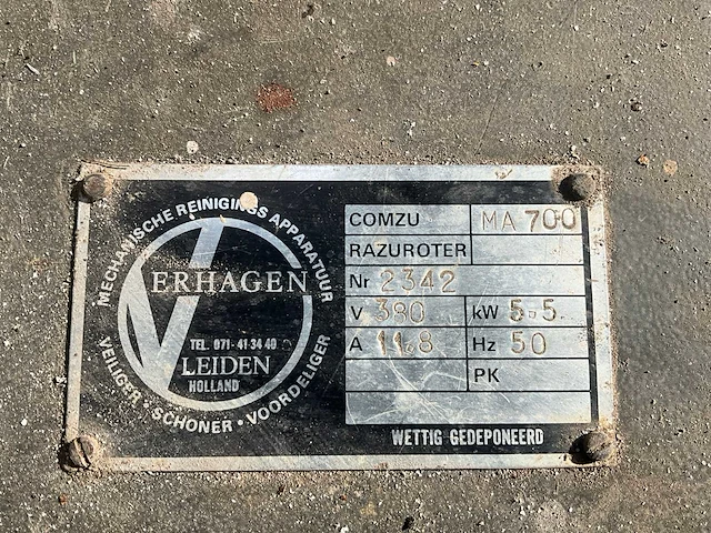 Verhagen ma700 vacuümpomp - afbeelding 9 van  9