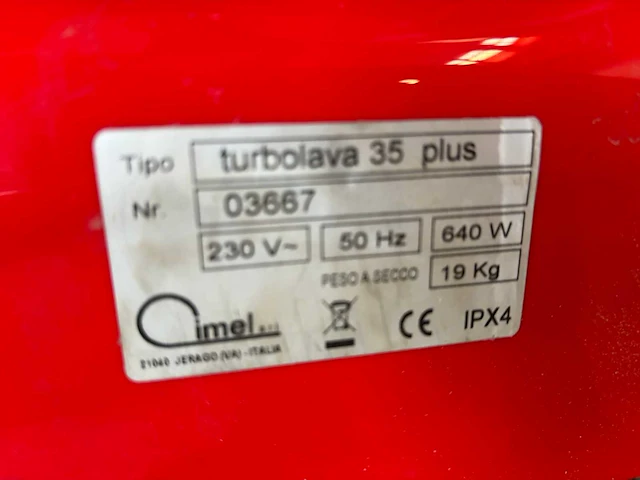 Verhagen turbolava 35 plus vloer schrobber - afbeelding 6 van  9