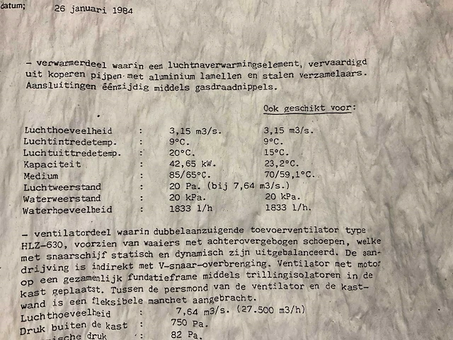 Verhulst luchtbehandeling lbk installatie - afbeelding 35 van  48
