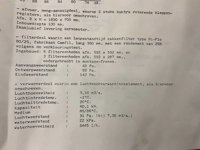 Verhulst luchtbehandeling lbk installatie - afbeelding 39 van  48
