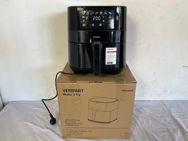 Veripart airfryer xxl | inventum gf500hldb - airfryer - afbeelding 2 van  2