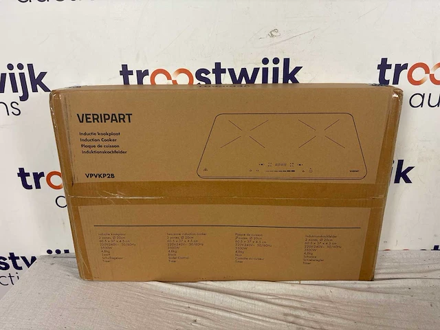 Veripart vpvkp2b vrijstaande inductie kookplaat - afbeelding 2 van  3