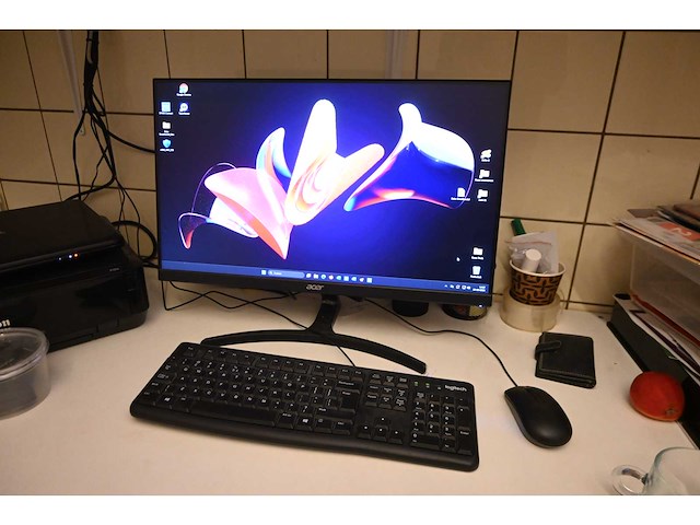 Veriton 12th generation intel core i5-12400 2,50ghz desktop met acer 24” monitor - afbeelding 1 van  4